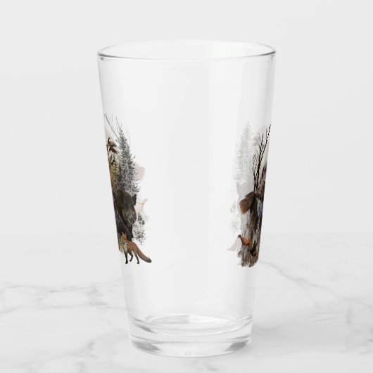 German Wirehaire Pointer Glas (Rechts)