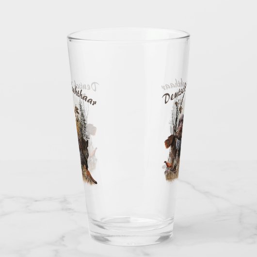 German Wirehaire Pointer Glas (Links)