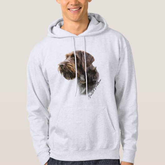German Wirehaire Pointer Hoodie (Voorkant)