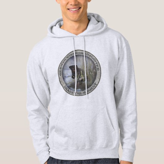 German Wirehaire Pointer Hoodie (Voorkant)