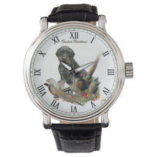 German Wirehaire Pointer Horloge