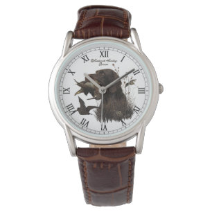 German Wirehaire Pointer Horloge