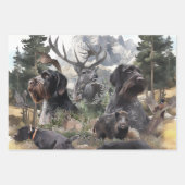 German Wirehaire Pointer Inpakpapier Vel (Voorkant 2)