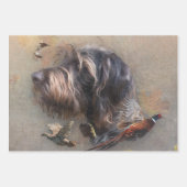 German Wirehaire Pointer Inpakpapier Vel (Voorkant)