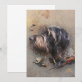 German Wirehaire Pointer Kaart (Voorkant / Achterkant)