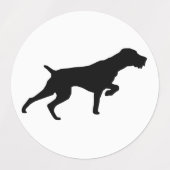 German Wirehaire Pointer Labels (Design 2)