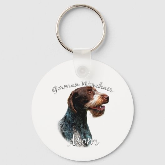 German Wirehaire Pointer Ma 2 Sleutelhanger (Achterkant)