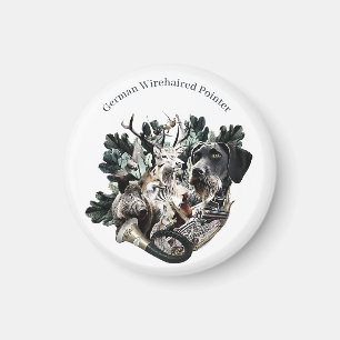 German Wirehaire Pointer Magneet