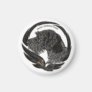 German Wirehaire Pointer Magneet