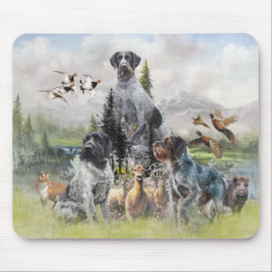 German Wirehaire Pointer Muismat