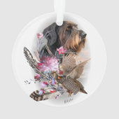 German Wirehaire Pointer Ornament (achterkant)