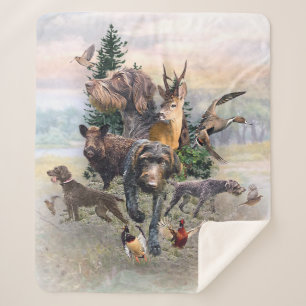 German Wirehaire Pointer Sherpa Deken