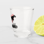 German Wirehaire Pointer Shot Glas (Rechts)