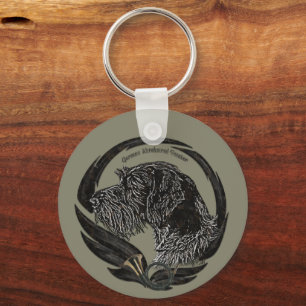 German Wirehaire Pointer Sleutelhanger