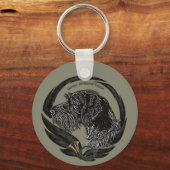 German Wirehaire Pointer Sleutelhanger (Voorkant)