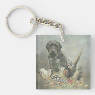 German Wirehaire Pointer Sleutelhanger