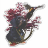 German Wirehaire Pointer Sticker (Voorkant)