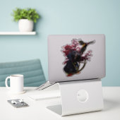 German Wirehaire Pointer Sticker (Laptop op bureau)