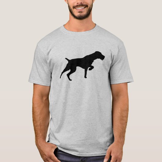 German Wirehaire Pointer T-shirt (Voorkant)