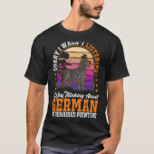 German Wirehaire Pointer T-shirt (Voorkant)