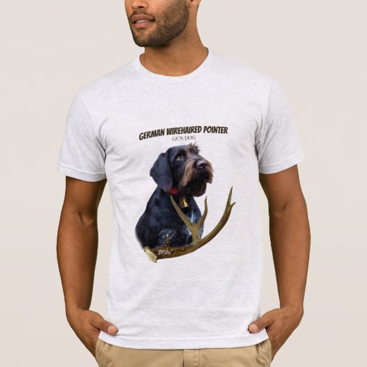 German Wirehaire Pointer T-shirt (Voorkant)