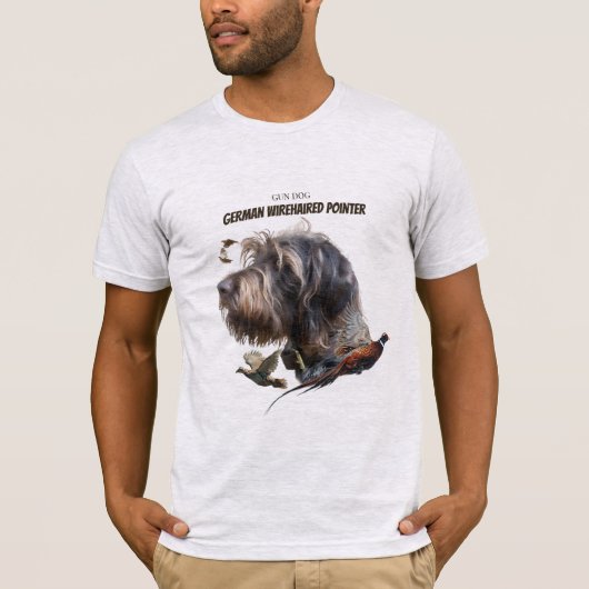 German Wirehaire Pointer T-shirt (Voorkant)
