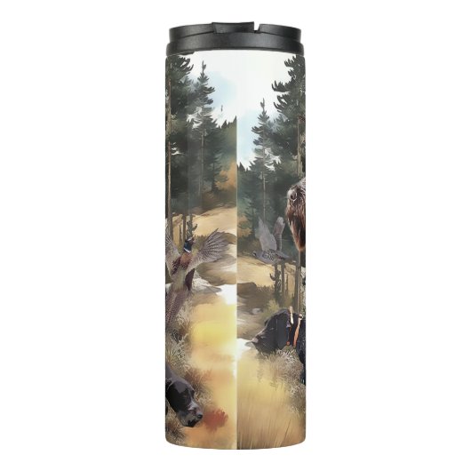 German Wirehaire Pointer Thermosbeker (Achterkant)