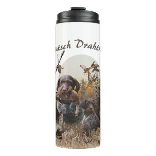 German Wirehaire Pointer Thermosbeker