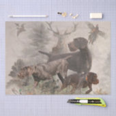 German Wirehaire Pointer Tissuepapier (Craft)