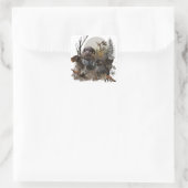 German Wirehaire Pointer Vierkante Sticker (Tas)