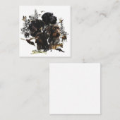 German Wirehaire Pointer Vierkante Visitekaartje (Voorkant / Achterkant)