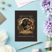 German Wirehaired Pointer Acryl Uitnodigingen (Insitu (Huwelijk))