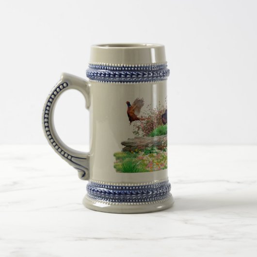German Wirehaired Pointer Beer Stein Bierpul (Links)