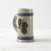 German Wirehaired Pointer Bierpul (Voorkant links)