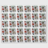 German Wirehaired Pointer Christmas Cadeaupapier (Vlak)