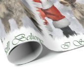 German Wirehaired Pointer Christmas Cadeaupapier (Rol Hoek)