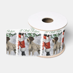 German Wirehaired Pointer Christmas Grosgrain Lint