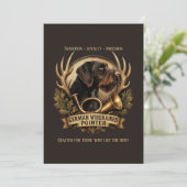 German Wirehaired Pointer Kaart (Staand voorkant)