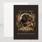 German Wirehaired Pointer Kaart (Voorkant / Achterkant)