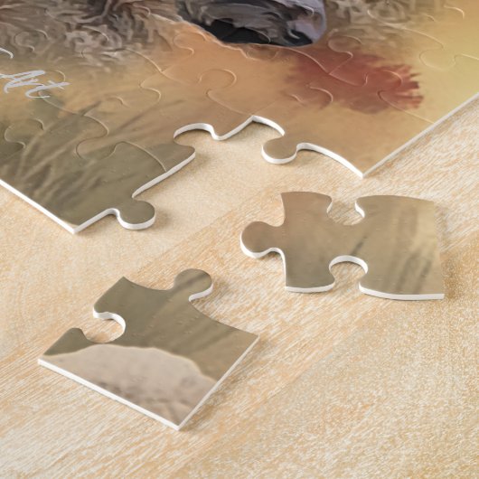 German Wirehaired Pointer Legpuzzel (Zijkant)