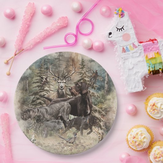 German Wirehaired Pointer Papieren Bordje (Feest)