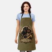 German Wirehaired Pointer Schort (Gedragen)