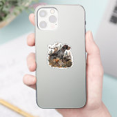 German Wirehaired Pointer Sticker (Telefoon)