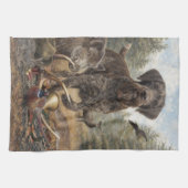 German Wirehaired Pointer Theedoek (Horizontaal)