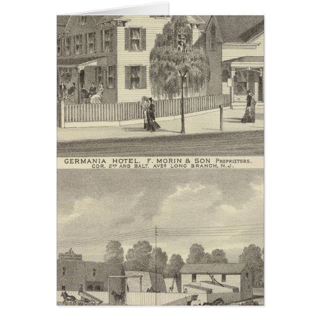 Germania Hotel, Long Branch et Hughes Brothers (Devant)