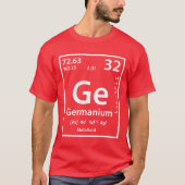 Germanium Element (wit) T-shirt (Voorkant)