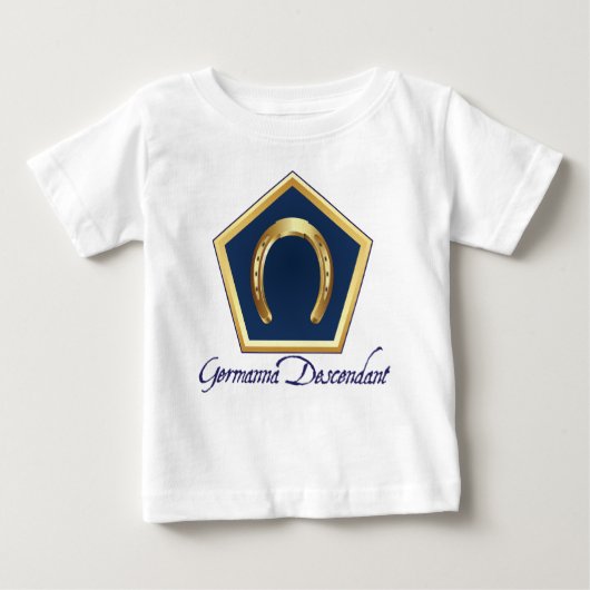 Germanna Descendant Baby T-shirt (Voorkant)