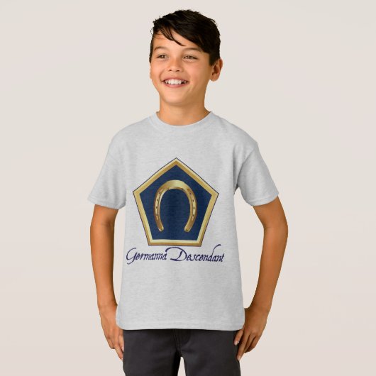 Germanna Descendant Kinder T-shirt (Voorkant volledig)