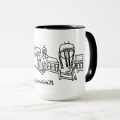 Germantown Skyline Combo Mug (Devant droit)
