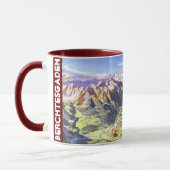 " Germany : 2021 - Alps Berchtesgaden Panorama Mug (Gauche)